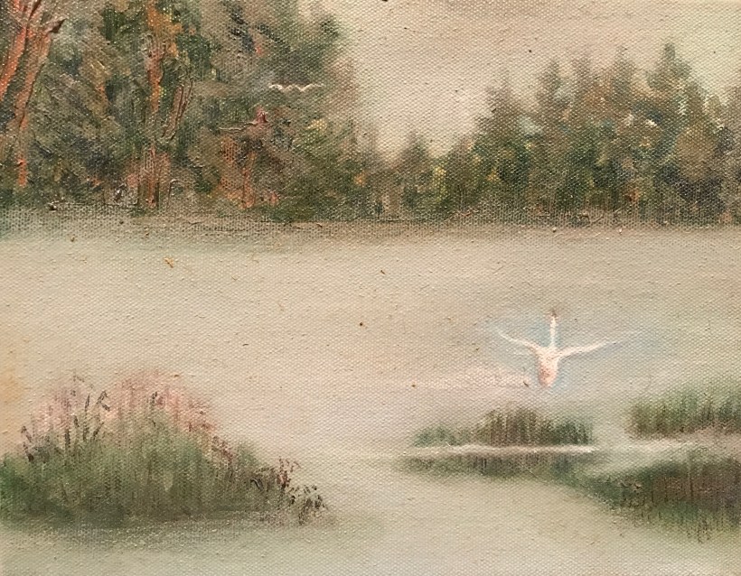 EGRET-IN-FLIGHT-OIL-PAINTING